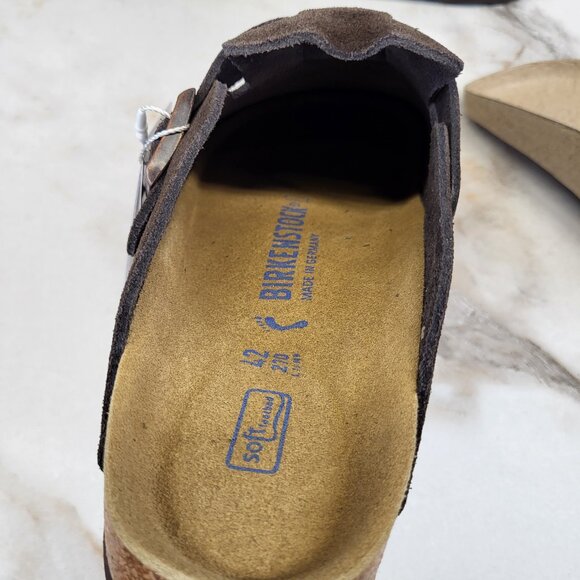 Birkenstock Boston BS MOCHA Clog Narrow Fit Size 42 Men's 9 Women's 11 - Picture 14 of 15